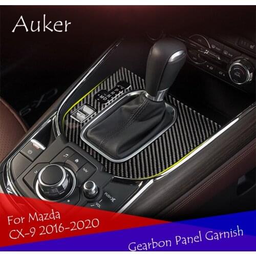 Car Console Gearbox Panel Trim Frame Cover Sticker Strips Garnish Decoration Car Stylin For Mazda CX-9 2016-2020 Accessories