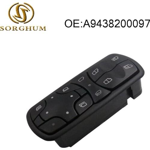 A9438200097 Electric Power Window Lifter Master Control Switch Car styling For Mercedes Benz Actros MPII