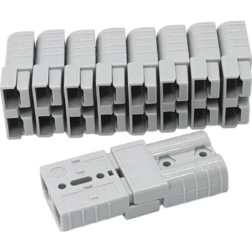 10pc Genuine Anderson Plug Connector 50a 6awg Caravan Trailer Solar 4x4 Truck Suitable For Anderson Forklift Battery Connector