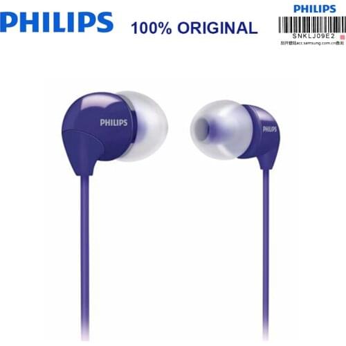 Professional Philips SHE3590 In-Ear Earphone With Multi-Color Selection Stereo Bass Earbuds Wired Headset For LG Official Test