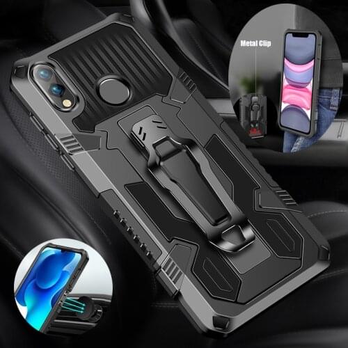 Shockproof Case For Xiaomi Redmi Note 8 7 9 9S Pro Max Hybrid Armor With Belt Clip Jacket Sit Stand Holer Hard Cover funda coque