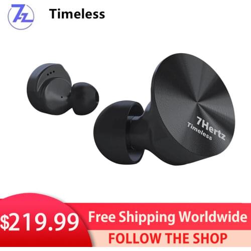 7HZ Timeless Flat Earphone In Ear Wired Earphones Subwoofer MMCX Metal High Resolution HiFi Music Headphoens Detachable Cable