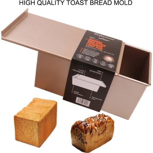 Rectangle Large Toast Bread Mold Box With Cover Bread Making Kids Birthday Cake Baking Pastry Dessert Mould Decorating Tools