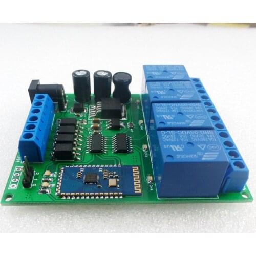 CE041 DC 5V 9V 12V 24V 4CH Relay Android app Wireless Remote Controller for Smart Home Motor LED Car Control System
