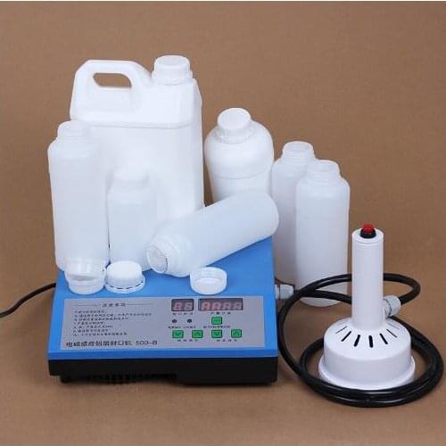 Handheld Electromagnetic induction aluminum foil gasket sealing machine for Honey jar Plastic bottle 500-B High