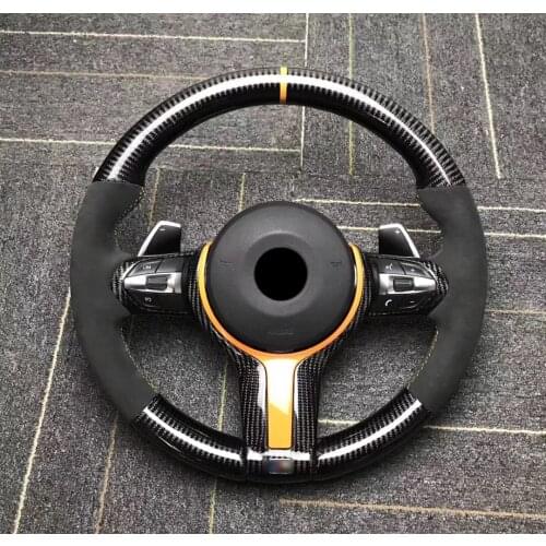 Carbon Fiber Alcantara Steering Wheel For F20 F22,F23 & F45 F30,F31 F32,F33,F36 F87 M2,F80 M3,F82 F83 M1 M2 M3 M4