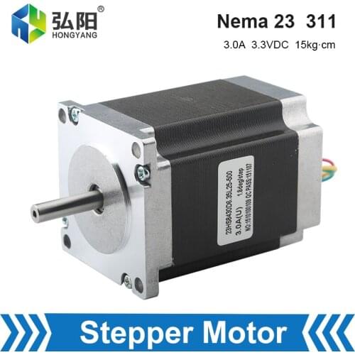 Nema 23 Stepper Motor 56x76mm 311 Drive Motor 3.0A 3.3VDC 57 Series Motor CNC Router Engraving And Milling Machine 3D Printer