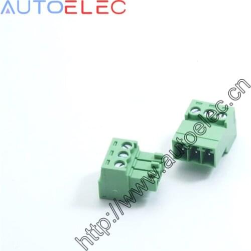 100pcs 3.81mm pitch 2P male and female pcb plug-in terminal blocks Solder free PCB plug instead IMC 1.5/ 2-ST-3.81 - 1857883