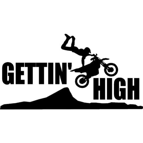 Dirt Bike High Car Truck Motorcycle ATV Car Sticker And Decals Motorcycle Car Styling Accessories