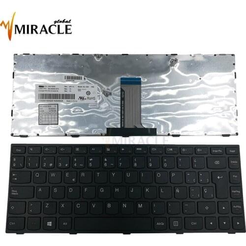 Repair You Life Laptop keyboard For Lenovo g40-70 g40-30 b40-70 SP/LA Spanish layout with black frame 100% New and Original