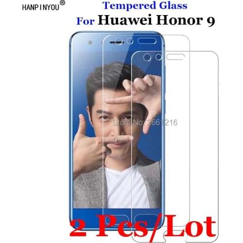 2 Pcs/Lot For Huawei Honor 9 Tempered Glass 9H 2.5D Premium Screen Protector Film For Huawei Honor9 5.2"
