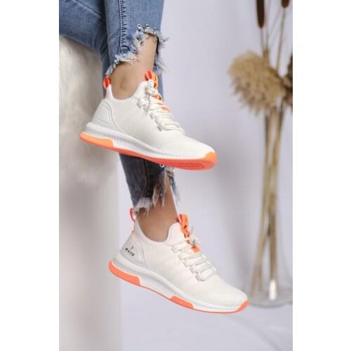 Axs Jessamy Color Detailed Meshed Thick Sole Women 'S Sneaker