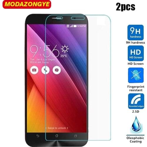 2PCS Screen Protector ASUS Zenfone 2 Laser ZE550KL Tempered Glass Asus Z00LD Asus Zenfone 2 Laser ZE550KL ZE 550 KL 550KL 5.5"