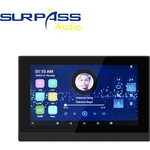 7inch Touch Screen Android5.1 Smart Home Cinema Theater Wall Amplifier with TF Card Wifi Bluetooth Function Music Player