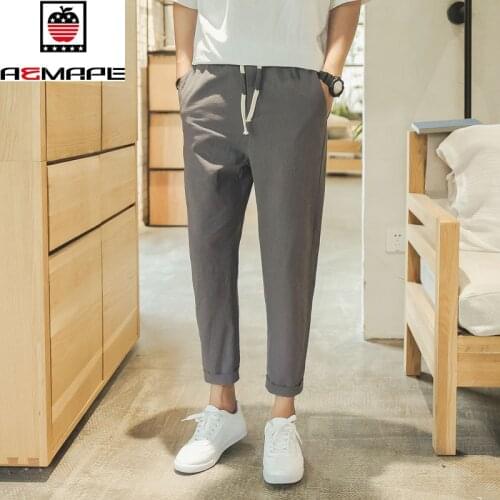 Мужские укороченные брюки AEMAPE China At AliExpress