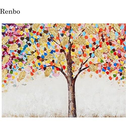 5D Diamond Painting Tree Of Life Money Tree DIY Diamond Embroidery Abstract Cross Stitch Mosaic Poster Wall Art Decoration Gift