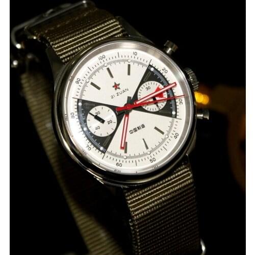 Pilot 1963 Watch 40mm 5-pin Chronograph Air Force Tough Man Watches Brand Luxury Personality Multi-function Sports Watches Men