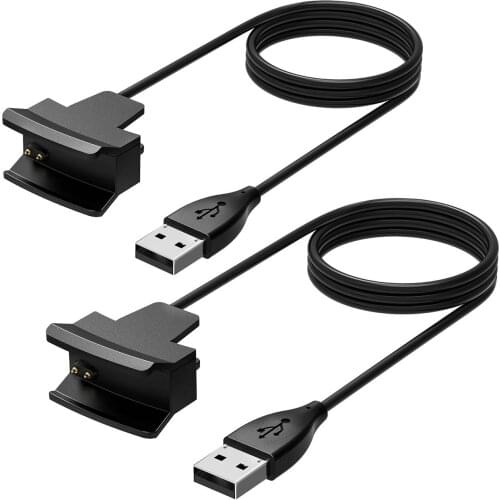 Cablor Fitbit Alta Charger, 2PCS 1m Replacement USB Charging Charger Cables for Fitbit Alta Band Wireless Activity Bracelet