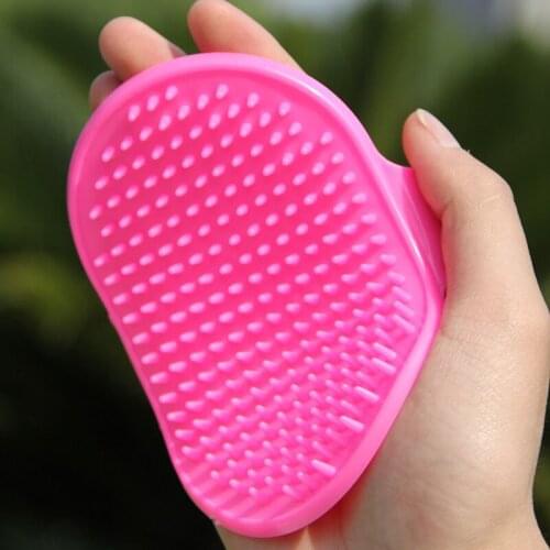 Qualified Pet Dog Cat Bath Glove Brush Comb Rubber Hair Fur Grooming Massaging Massage Mit pet shower dog brush Hair Remove