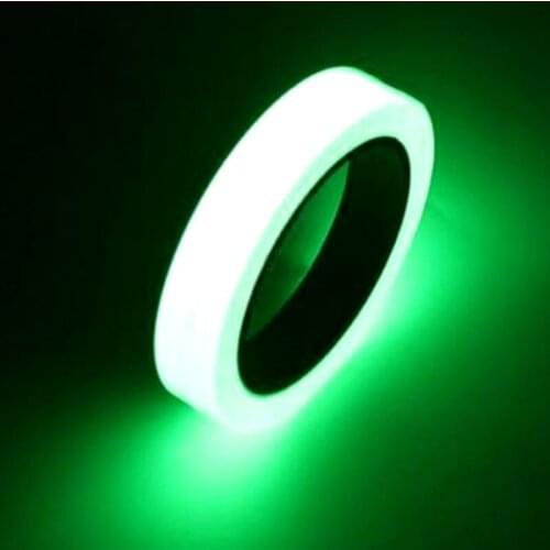 Warning Stage Luminous Tape Self-adhesive Tape Night Vision Glow In Dark Safety Security Home Decoration Tapes 10M*10mm