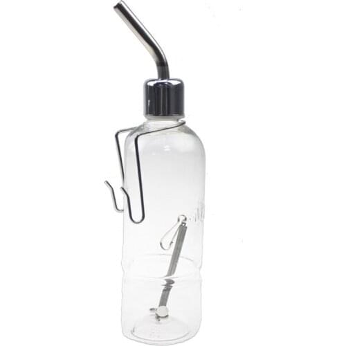 Pet Small Rabbit Guinea Pig Hamster Plastic Water Fountain Drinking Bowl Bottle Feeder New