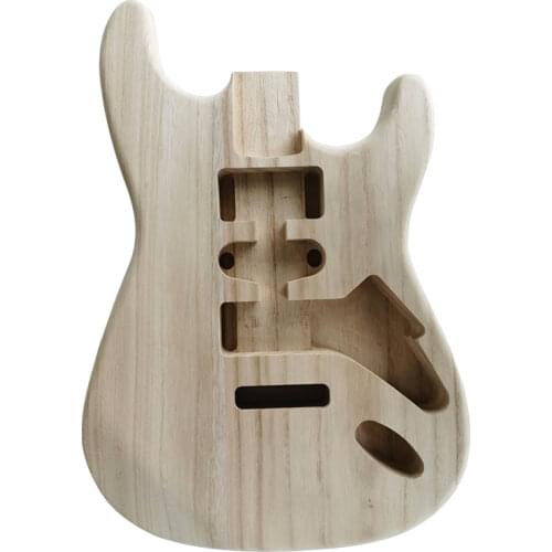 ST Unfinished Handcrafted Electric Guitar Body Guitar Barrel Replacement Parts For ST style Electric Guitars DIY Parts