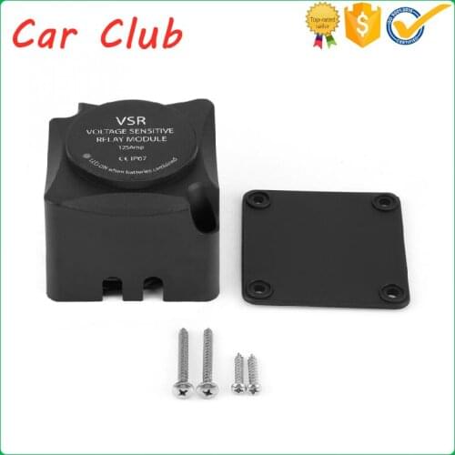 New Voltage Sensitive Relay (VSR) Automatic Charging Relay 125A Dual Battery Isolator (VSR) Universal