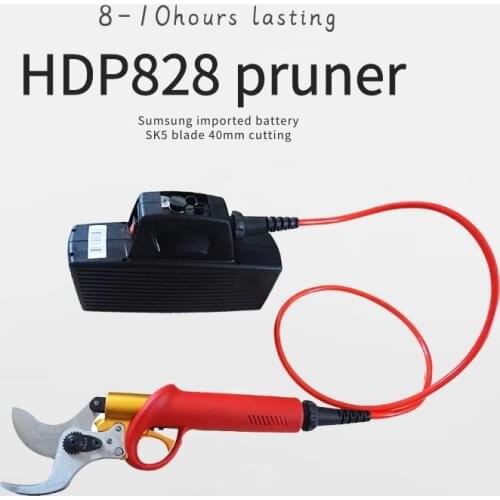 HISEED HDP828 Lithium Battery Orchard Electric scissors professional Tree pruning shears