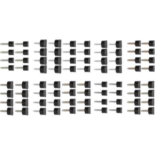 Crafts DIY Craft Supplies High Heel Tip TPU polyurethane Iron Shoes Repairing Multi‑Size Replacement manualidades