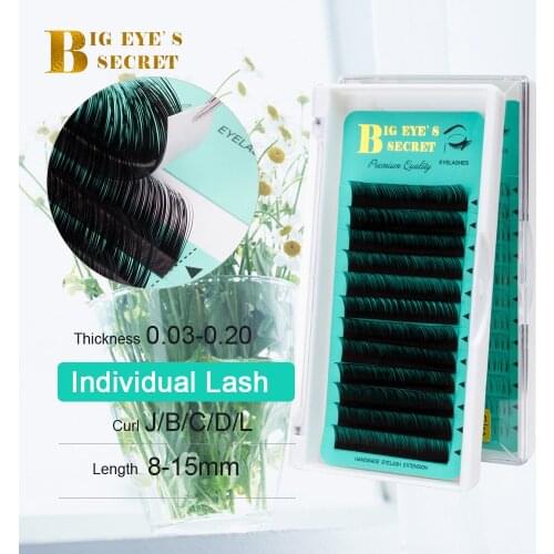 Luxury CDL curl Eyelashes Extension Silk Individual False Eyelash Extensions Classic Natural Look Lash Extension