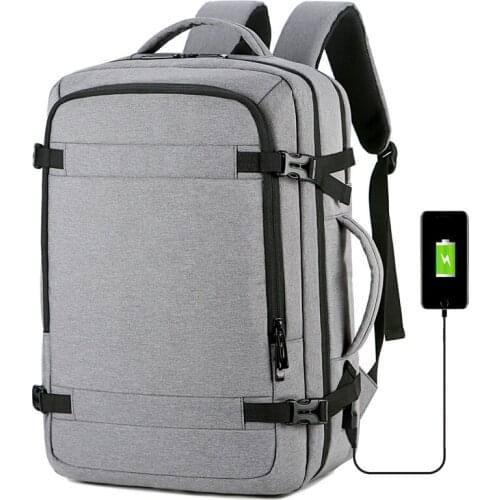 Super Large Capacity Mens Backpack USB Charging Soft Oxford Fabric Travel Laptop Backpack Luxury Designer Mans Daypack Mochila