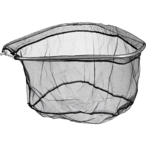 Folding Fishing Brail Landing Net Head Stainless Steel Triangle Frame Dia.40cm Foldable Nets Landing Dip Large Dense Accessories