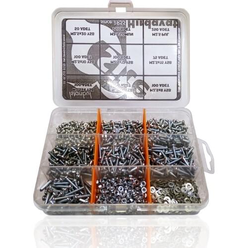 Site Hardware M2.5 YSB Screw Bolt Nut Washer Set-1125 Parts