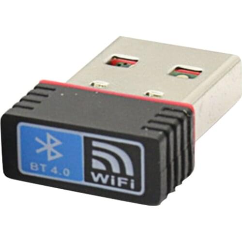 Bluetooth 4.0 Network Card PC Laptop Wireless USB Receiver Home 150Mbps Portable 2 In 1 Accessories Wifi Adapter Dual Mode Mini