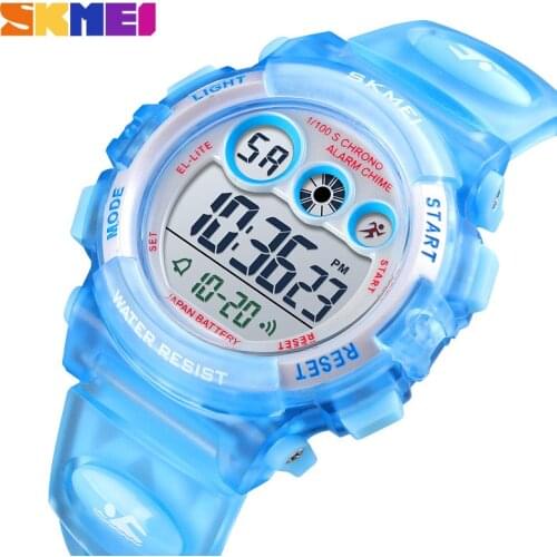 SKMEI Fashion Waterproof Children Boy Girl Watch Digital LED Watches Alarm Date Sports Electronic Digital Watch Dropship 1451