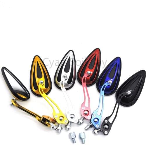 Universal Motorbike Side Rear View Mirrors 10MM 8MM Motorcycle Rearview Mirror Back View Mirror Accessories