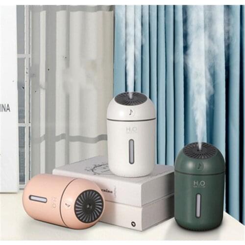 ELOOLE 500ml Large-capacity Household Humidifier Wireless Aroma Diffuser LED Night Lamp USB Fogger Mist Maker Air Humidificador