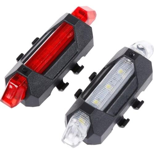 Bicycle light LED multiple colour Tail Light Rear Tail Safety Warning Cycling Portable Light USB Style Rechargeable IP67 Waterpr