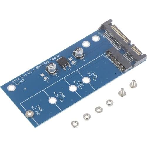 1 set M.2 Card ngff ssd to 2.5" sata adapter ngff ssd to sata3 convert card