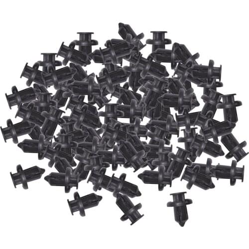 100 Pieces Universal Nylon Push-type Pin Rivet Trim Clip Panel Body