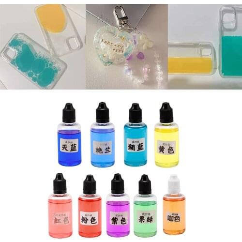100ml Crystal Resin Glue Oil Medium To High Speed Injection Water Filling Oil Epoxy Silicone Filling for DIY Silicone Jewelry