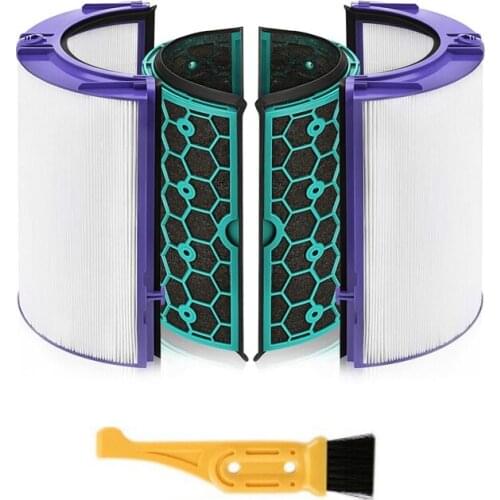 AD-HEPA Filter Activated Carbon Filter for Dyson HP04 TP04 DP04 Air Purifier Sealed Two Stage 360° Filter System