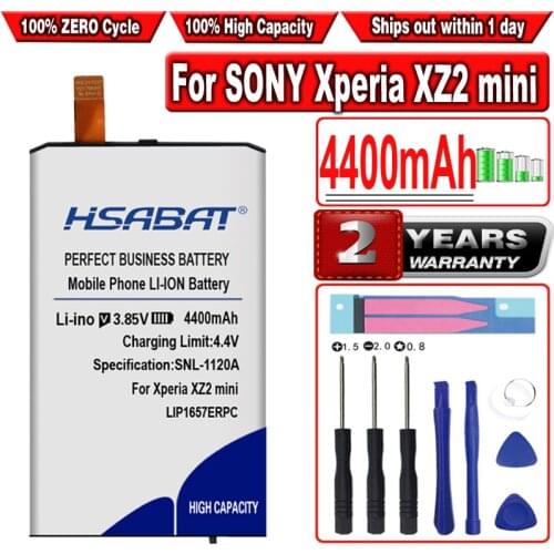 HSABAT 3500mAh LIP1657ERPC Mobile Phone Battery for SONY Xperia XZ2 mini Smart Phone
