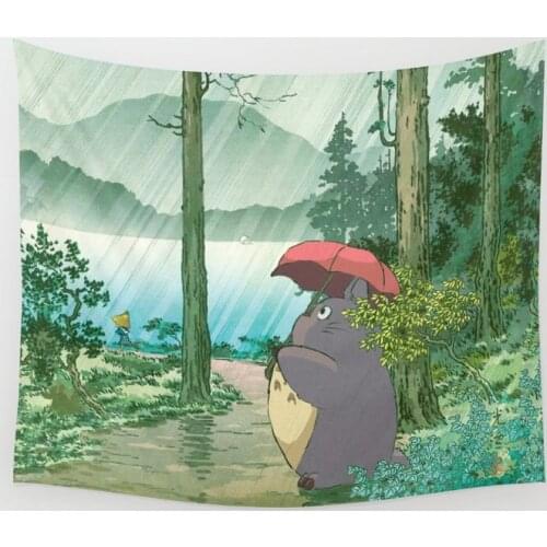 Anime Vintage Tapestry Wall Hanging Wall Art Bedroom Painting Tapestry Wall Home Decoration Dorm Decor Yoga Mat