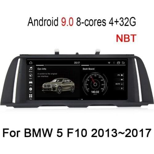 Android 9.0 8 cores 4G+32G Car multimedia Player Navigation GPS radio For BMW 5 F10 2013 2014 2015 2016 2017 Original NBT
