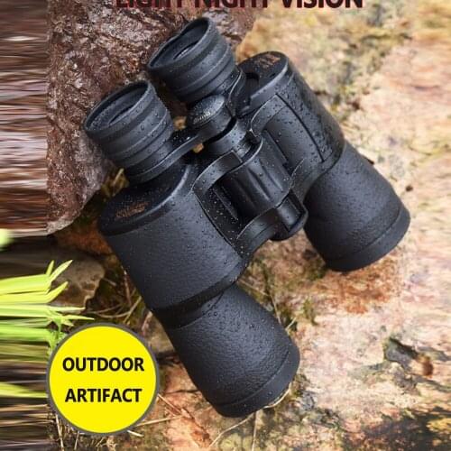 20X50 High Clarity Telescope Low Light Night Vision Powerful Military Binoculars Outdoor Hunting Optical Wide Angle 1000M X628B