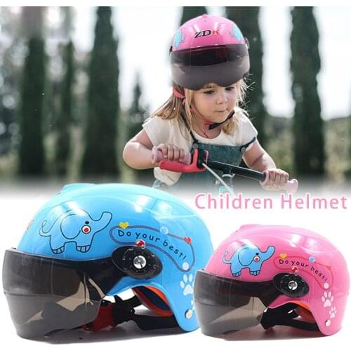Children Motorcycle Helmet Sports Craniacea Moto Motorcycle bike Open Face Helmet for Multi Pattern Anti-Vibration Riding