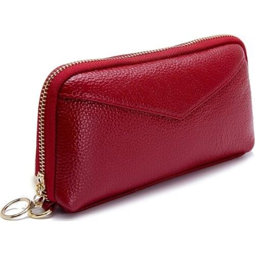 M-Yancy Women Bags Designer Portefeuille Femme Genuine Leather Clutch Women Wallets Fashion Long Carteira Feminina Wristlet Bag