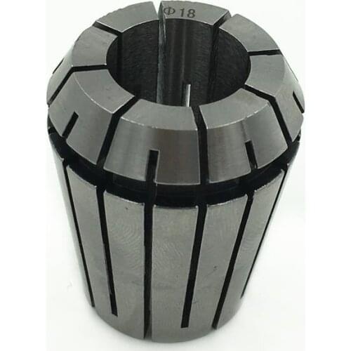 ER32-18 . ER collet. Collet. Material: 65 Mn spring steel. Accuracy: 0.015mm. Clamping range: 17-18mm. Specifications: ER32-18