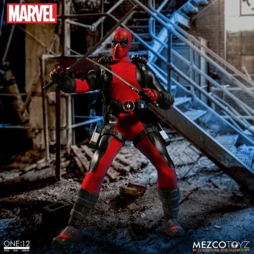 Mezco Marvel Deadpool X-Men Super Hero One:12 Collective BJD Figure Toys 16cm